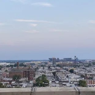 South facing view from the roof.