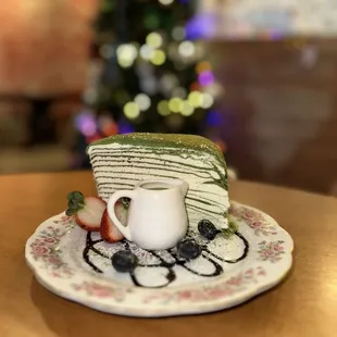 Matcha Crepe Cake
