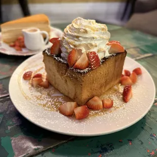 Honey Toast w/ Fresh Strawberries