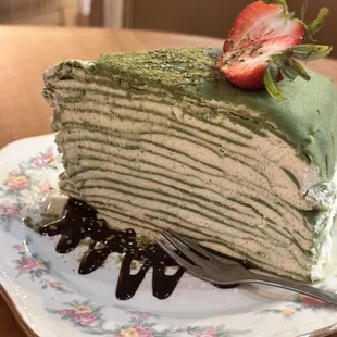 Matcha Crepe Cake