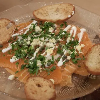 Organic Loch Duart Salmon Carpaccio