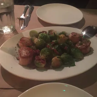 Brussels sprouts with bacon and garlic
