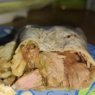 Green Burrito ($12)  04-03-2023