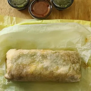 Dispatch Burrito ($12.50) &amp; Salsas  04-03-2023