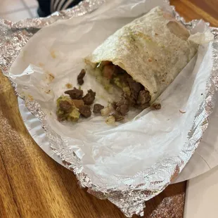 Carne Asada Burrito