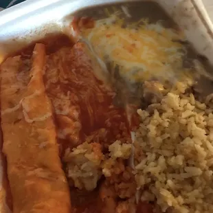 Bean and Rice Burrito