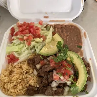 Carne Asada Plate
