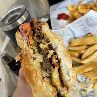 The Big Bacon American Single Burger