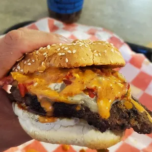 The Peppa Steak Burger