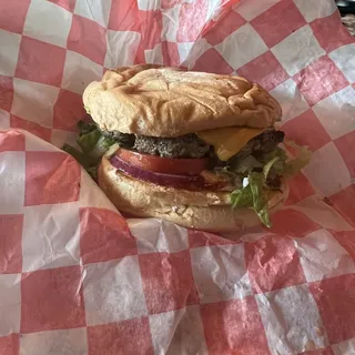 The Big American Single Burger