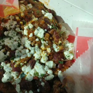 Bleu Cheese and Chili Fries