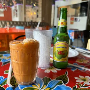 Thai Ice Tea Palm Juice