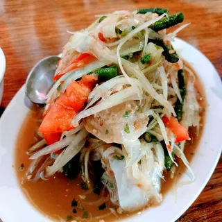 Blue Crab Papaya Salad