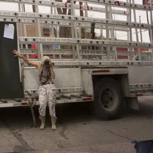 Photographer in action