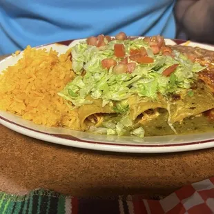 Enchilada plate $15.99