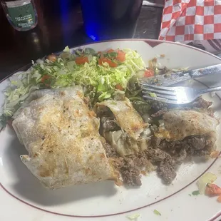 Carne asada burrito