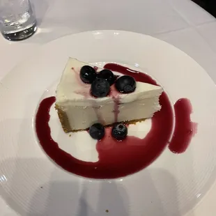 Blueberry cheesecake