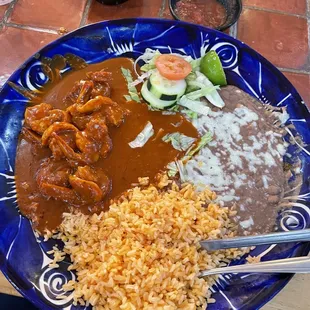 Shrimp Diablo- very good.  Loved the plate presentation.