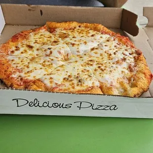 Cheese brick oven pizza