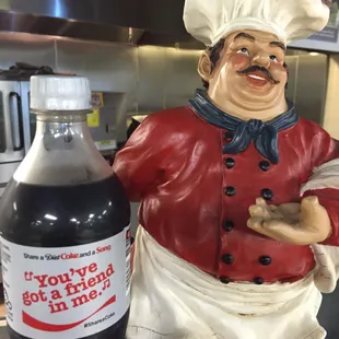 The chef is always friendly at Isabella's Cafe!