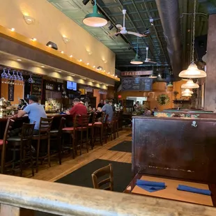 people sitting at the bar
