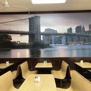 portion of dining area