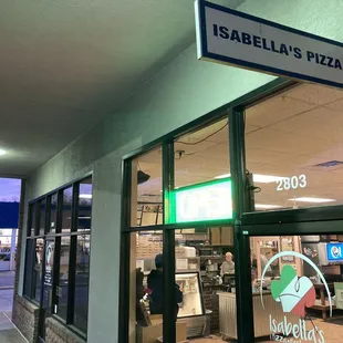 exterior of restaurant