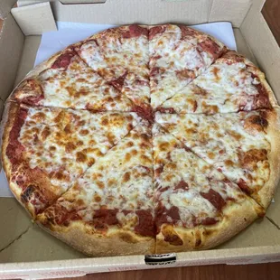 Whole Cheese Pizza.  Just to see what fresh tastes like.