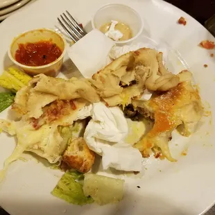 a plate of food