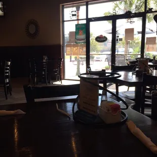 Inside the restaurant