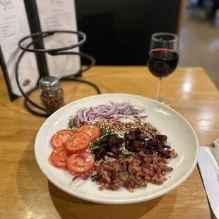 Mia salad  grand cru cabernet