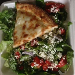 The Mediterranean salad from Isabella's. Yummy!!