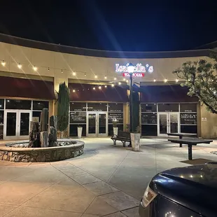 Entrance from parking lot.