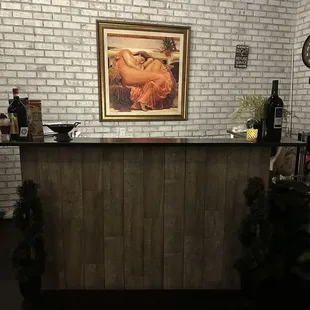 Checking in when you arrive.