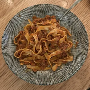 Tagliatelle Bolognese, delicious!!