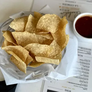 Complimentary chips &amp; salsa