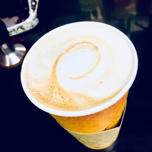 Vanilla latte swirl
