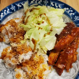 Spicy chicken teriyaki