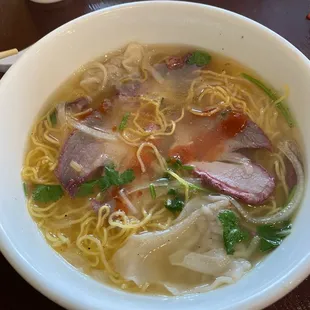 BBQ Pork Noodle Soup ($8.99 for lunch special - regular price $9.99)