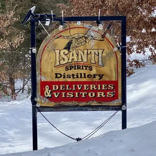 Look for the sign at the end of the driveway