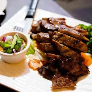 grilled pork