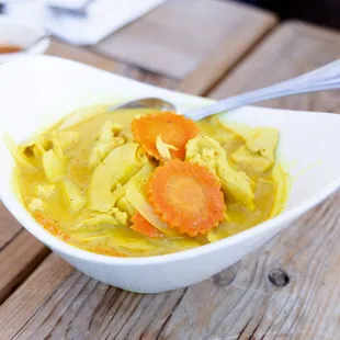 yellow curry with chicken