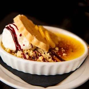 French Lavender Crème Brulee