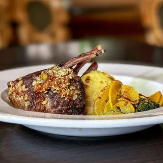 Granola Crusted Lamb Chop
