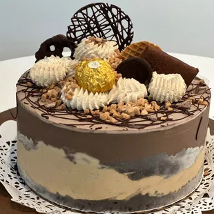 Coffee Toffee ice cream cake
