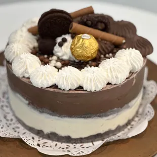 Tuxedo ice cream cake