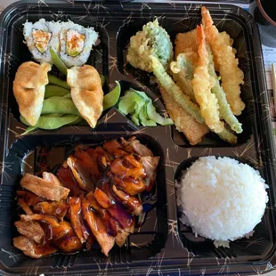 a variety of food items