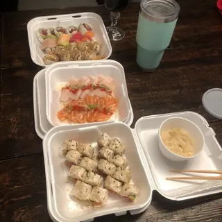 Sashimi Roll (No Rice)