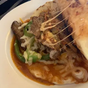 Fajita ranchera taco