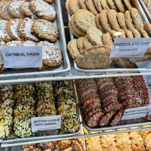 a variety of pastries